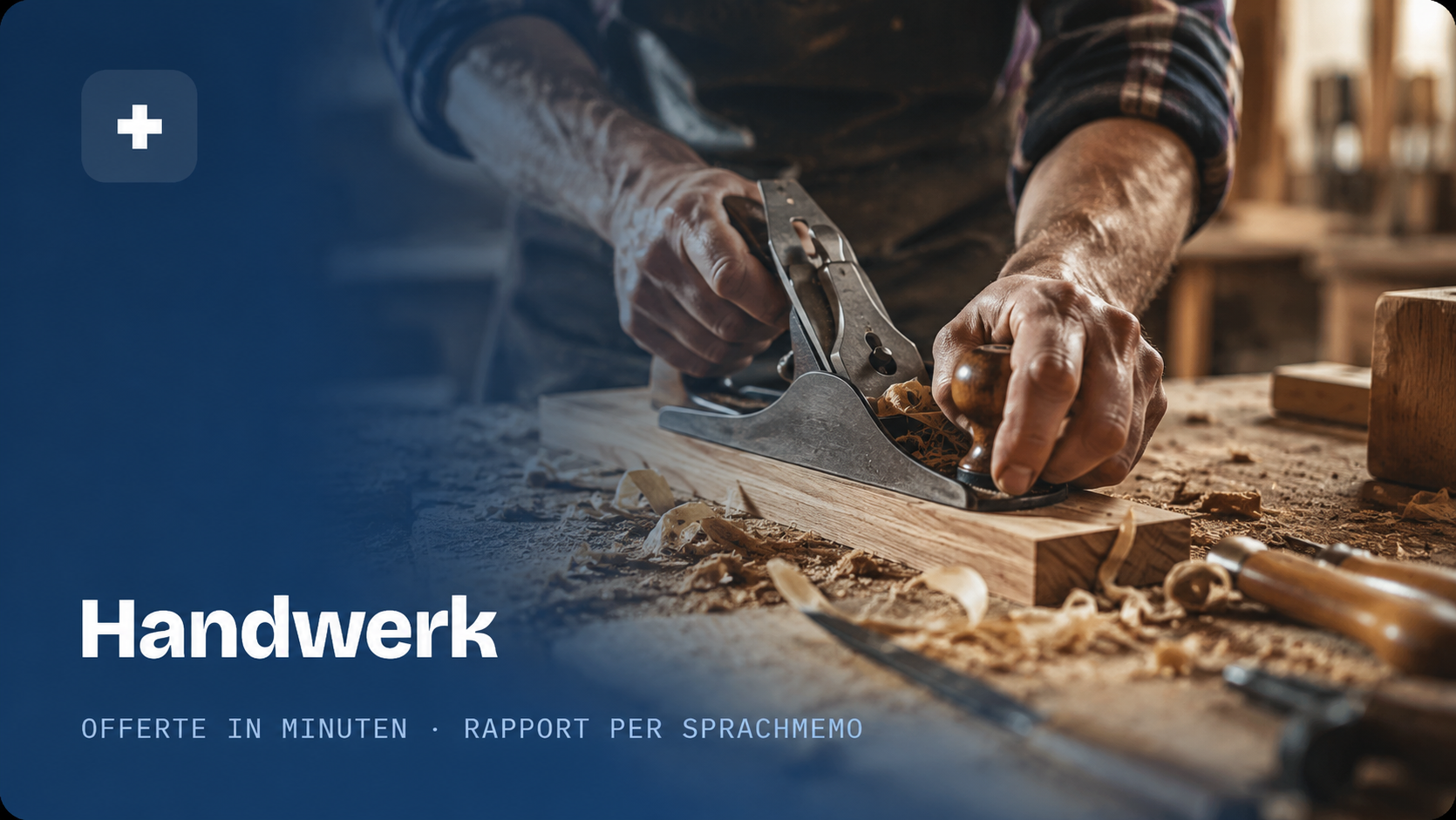 Handwerker in einer Werkstatt – KI BEO bietet KI-Lösungen für Handwerksbetriebe und Gewerbetreibende