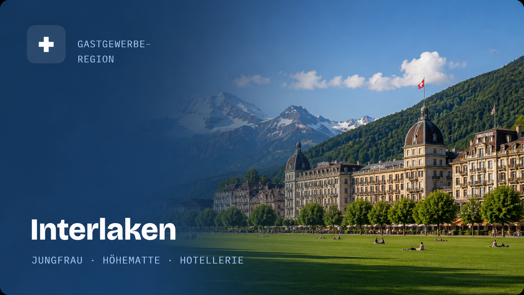 Panorama der Jungfrauregion bei Interlaken – KI BEO für Tourismus- und Hotelleriebetriebe